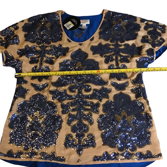 Neiman Marcus /Target Tracy Reese Sequin Embellished Party Glam Top NEW MSRP $79 - Picture 12 of 15